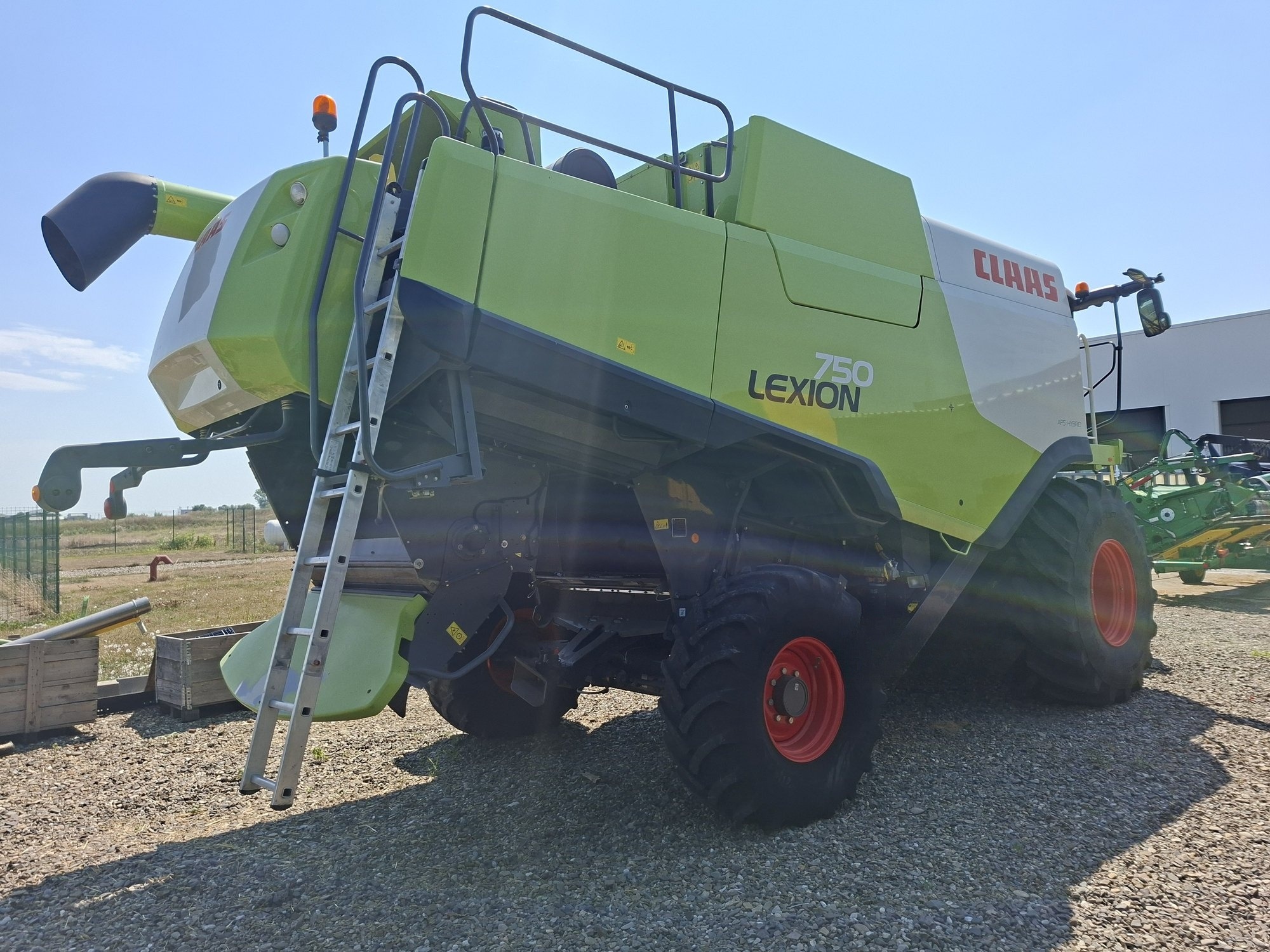 Claas Lexion 750 + heder paioase — 3