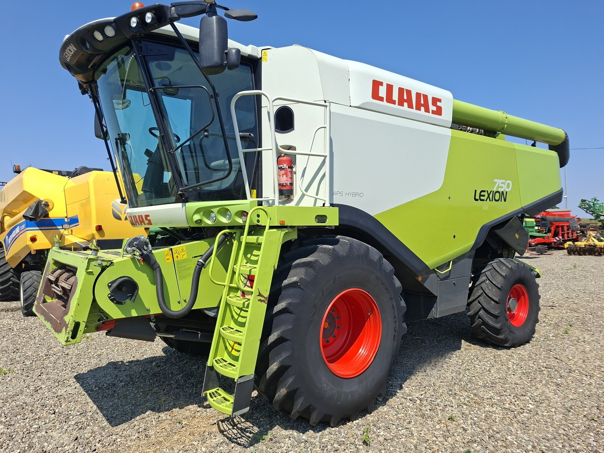 Claas Lexion 750 + heder paioase — 4