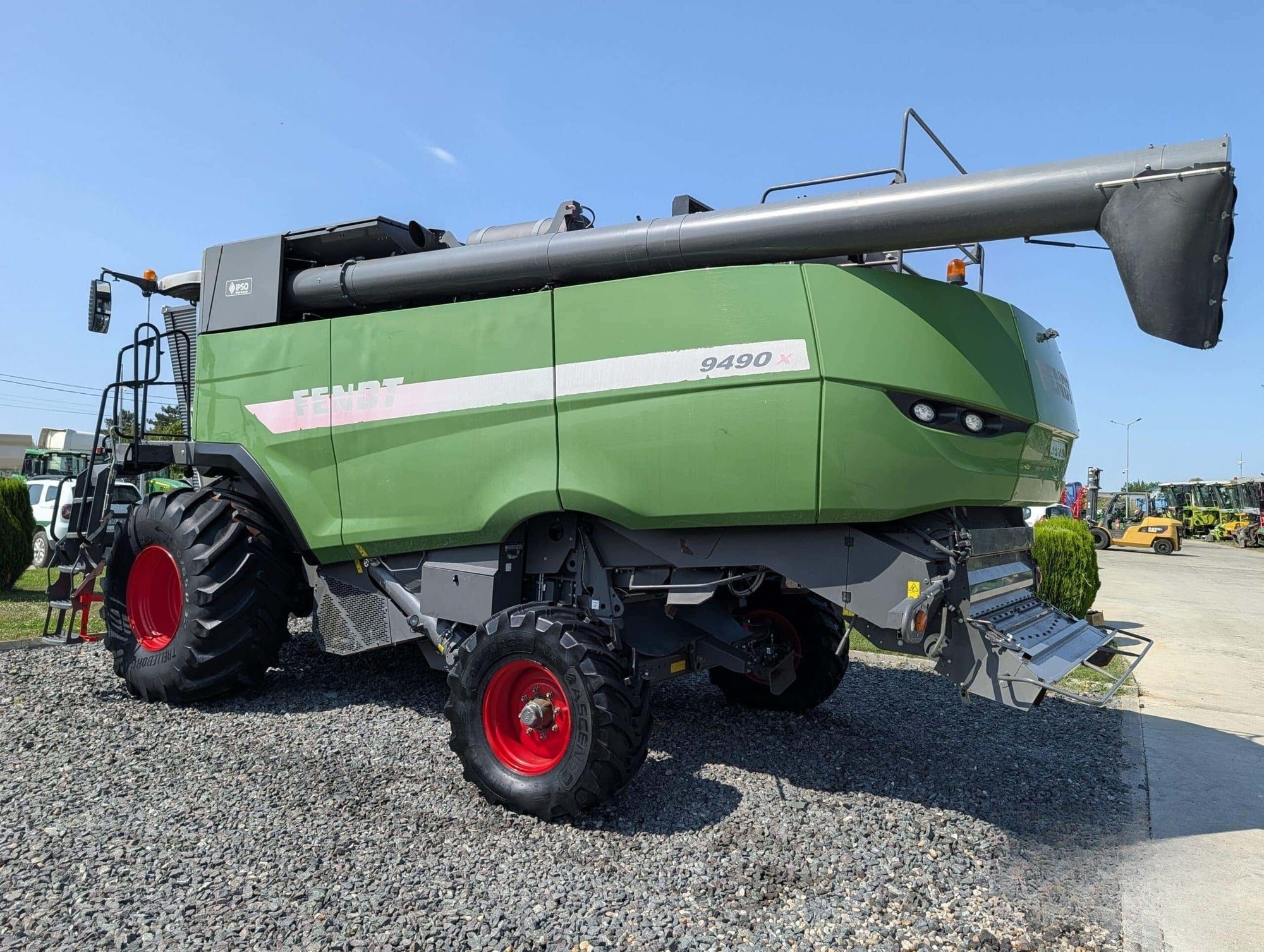 Fendt 9490X + heder paioase — 5