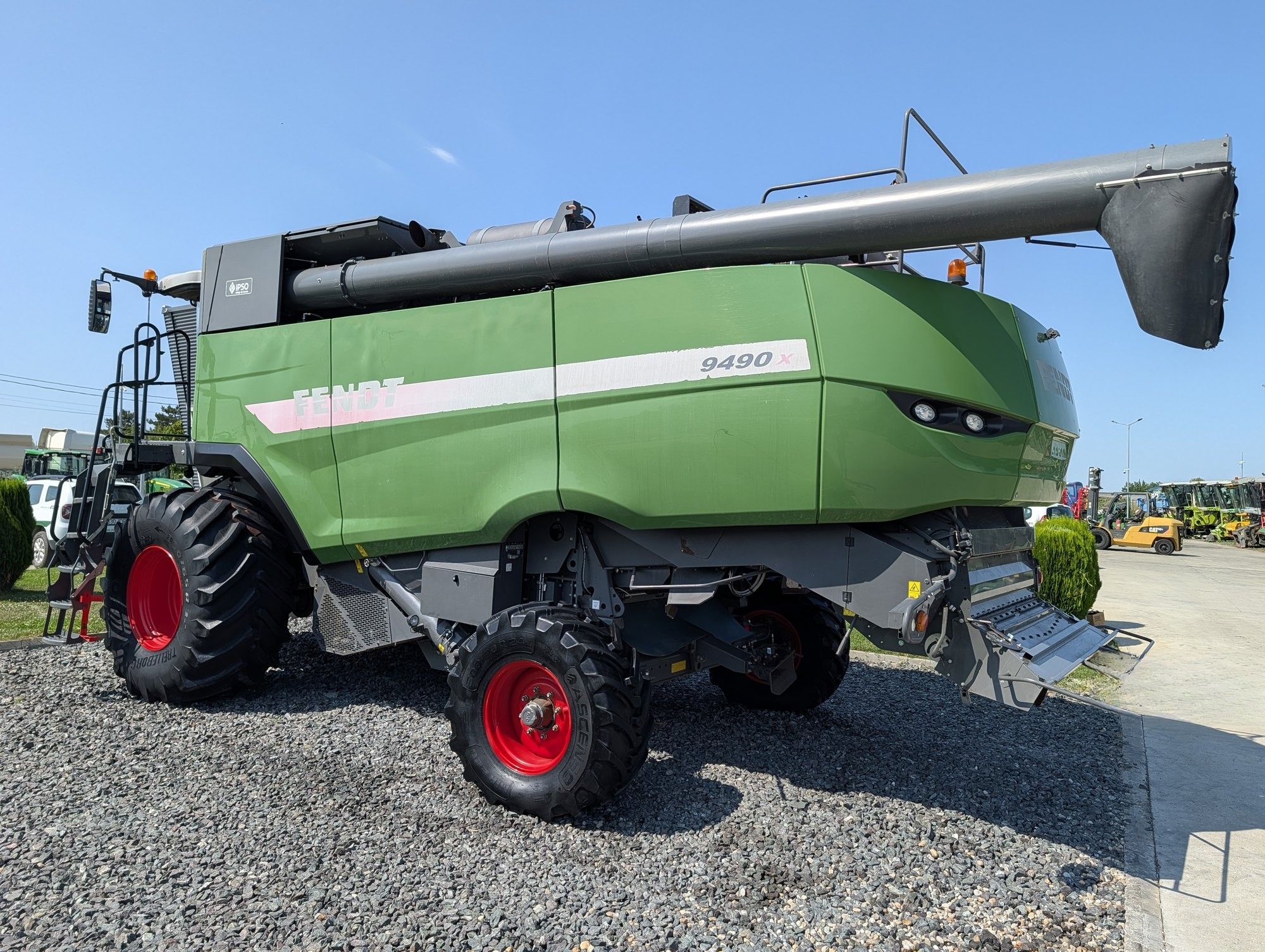 Fendt 9490X + heder paioase — 6